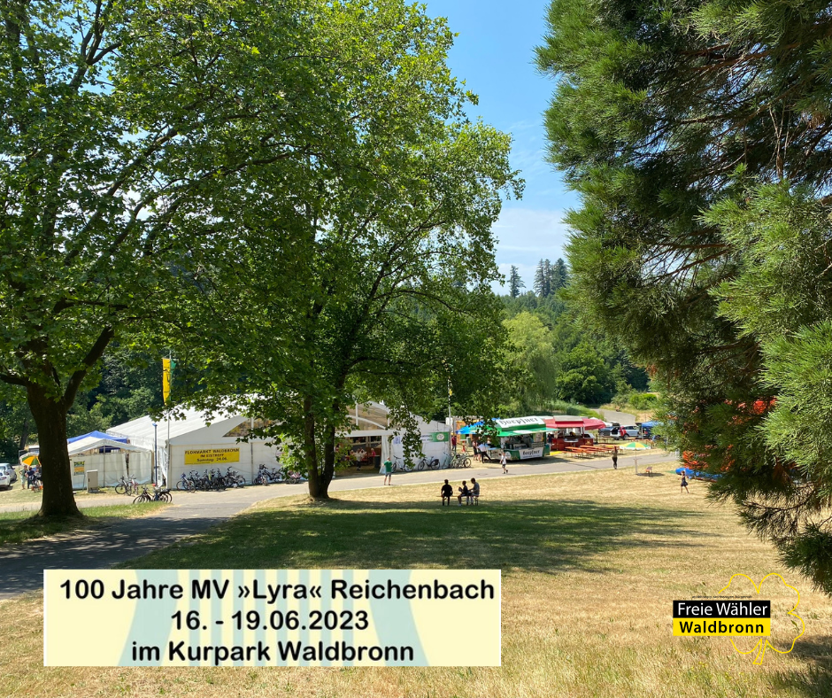 Wie ein kleines Kurparkfest