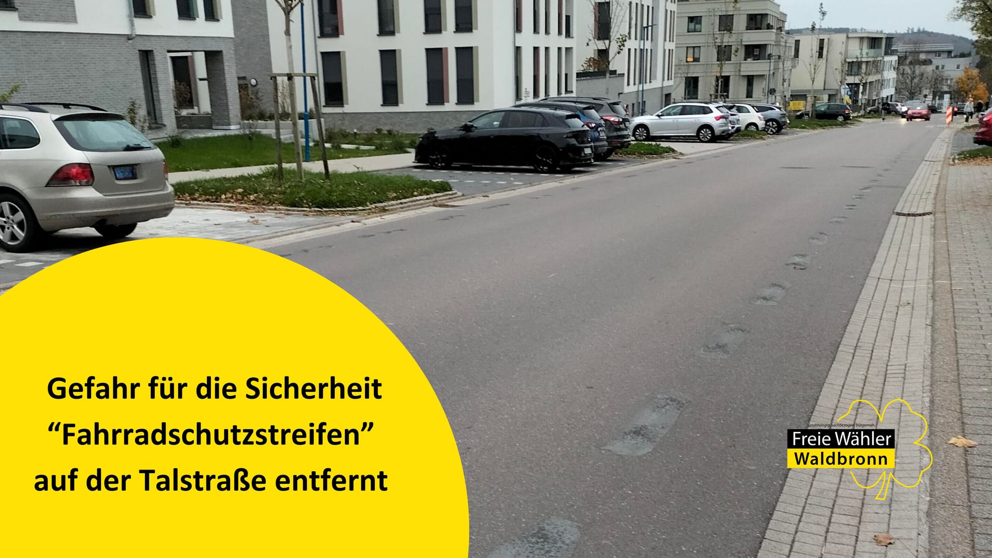 Fehlplanung beim Ausbau der Talstraße